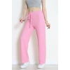 Bubble Kumaş Lastikli Pantolon Pembe - 71236.107.