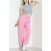 Bubble Kumaş Lastikli Pantolon Pembe - 71236.107.