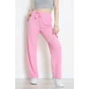 Bubble Kumaş Lastikli Pantolon Pembe - 71236.107.