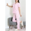 Bürümcük Dantelli Pijama Takımı Pembeçiçek - 52363.1050.