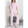 Bürümcük Fırfırlı Pijama Takımı Pembeleo - 127.1287.
