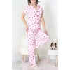 Bürümcük Fiyonklu Pijama Takımı Pembeçilek - 159.1287.