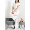 Bürümcük V Yaka Pijama Takımı Karışıkfiyonk - 126.1287.