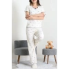 Bürümcük V Yaka Pijama Takımı Karışıkfiyonk - 126.1287.