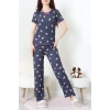 Bürümcük V Yaka Pijama Takımı Laciayı - 126.1287.