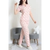Bürümcük V Yaka Pijama Takımı Pudrafiyonk - 126.1287.