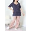 Büyük Beden Dantelli Pijama Takımı Lacikaramel - 71500.1773.