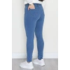 Büyük Beden Dar Paça Kot Pantolon Mavi1 - 42684.1836.