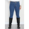 Büyük Beden Dar Paça Kot Pantolon Mavi4 - 42684.1836.