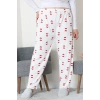 Büyük Beden Milan Pijama Altı Beyaz - 52123.1567.
