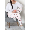 Büyük Beden Milan Pijama Altı Beyaz - 52123.1567.