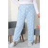 Büyük Beden Milan Pijama Altı Mavi - 52123.1567.