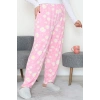 Büyük Beden Milan Pijama Altı Pembe - 52123.1567.
