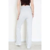 Buzzy Ribana Belden Katlamalı Pantolon Gri - 70900.1567.