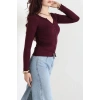 Buzzy Ribana Önden Düğmeli Body Mürdüm - 55095.1567.