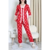 Cares 3Lü Pijama Takımı Kırmızıkalp - 162.1287.