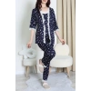 Cares 3Lü Pijama Takımı Laciçiçek - 162.1287.