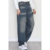 Carpenter Detaylı Baggy Kot Pantolon Tintyıkama - 40087.1184.