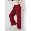 Cepli Bürümcük Lastikli Pantolon Bordo - 55118.599.