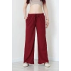 Cepli Bürümcük Lastikli Pantolon Bordo - 55118.599.