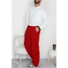 Cepli Polar Erkek Pijama Altı Kırmızı - 42736.1049.