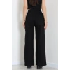 Cepsiz Palazzo Kot Pantolon Siyah - 32769.1184.