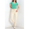 Çerçeve Yaka Crop Body Yeşil - 70538.1388.