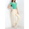 Çerçeve Yaka Crop Body Yeşil - 70538.1388.