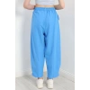 Çımalı Şalvar Pantolon Mavi - 320.1247.