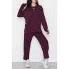 Çıt Çıtlı İkili Takım Mor - 4128.1247.