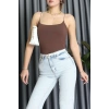Çıtçıtlı Bodysuit Kahve - 71767.444.