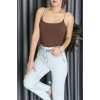 Çıtçıtlı Bodysuit Kahve - 71767.444.