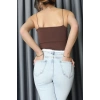 Çıtçıtlı Bodysuit Kahve - 71767.444.