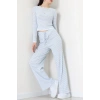 Çizgili Kaşkorse İkili Takım Mavibeyaz - 55033.1567.