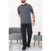Çizgili Süprem Erkek Pijama Takımı Lacivert - 51220.1838.