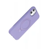 CPT05 Apple iPhone 11 Regal Magsafe Standlı Kapak - Lila