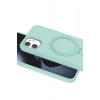 CPT05 Apple iPhone 11 Regal Magsafe Standlı Kapak - Su Yeşili