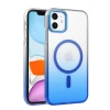 CPT05 Apple iPhone 12 Glossy Magsafe Kapak - Mavi