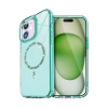 CPT05 Apple iPhone 12 Live Diamond Magsafe Kapak - Yeşil