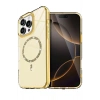 CPT05 Apple iPhone 14 Pro Max Live Diamond Magsafe Kapak - Sarı