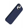 CPT05 Apple iPhone 14 Regal Magsafe Standlı Kapak - Lacivert