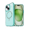 CPT05 Apple iPhone 15 Live Diamond Magsafe Kapak - Yeşil