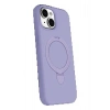 CPT05 Apple iPhone 15 Plus Regal Magsafe Standlı Kapak - Lila