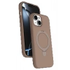 CPT05 Apple iPhone 15 Regal Magsafe Standlı Kapak - Çöl Titanyum
