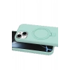 CPT05 Apple iPhone 15 Regal Magsafe Standlı Kapak - Su Yeşili