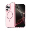 CPT05 Apple iPhone 16 Pro Max Live Diamond Magsafe Kapak - Pembe