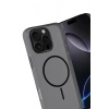 CPT05 Apple iPhone 16 Pro PC Blank Magsafe Kapak - Siyah