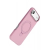 CPT05 Apple iPhone 17 Air Regal Magsafe Standlı Kapak - Açık Pembe