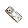 CPT05 Apple iPhone 17 Pro Max Joke Simli Magneticsafe Kılıf - Gold