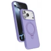 CPT05 Apple iPhone 17 Pro Max Regal Magsafe Standlı Kapak - Lila